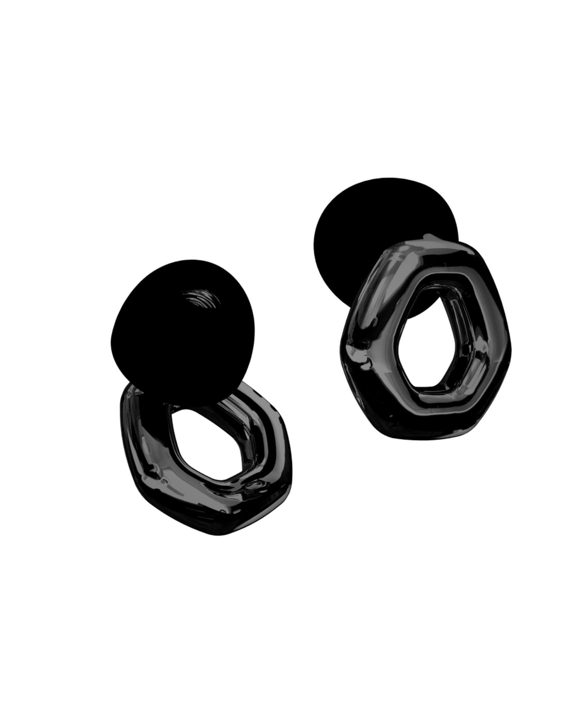 Black Ear Plugs for Sleeping Noise Cancelling - 27dB Earplugs for Noise Reduction - Reusable Hearing Protection Ear Plug for Concerts, Working, Snoring - Carrying Case & 8 Eartips